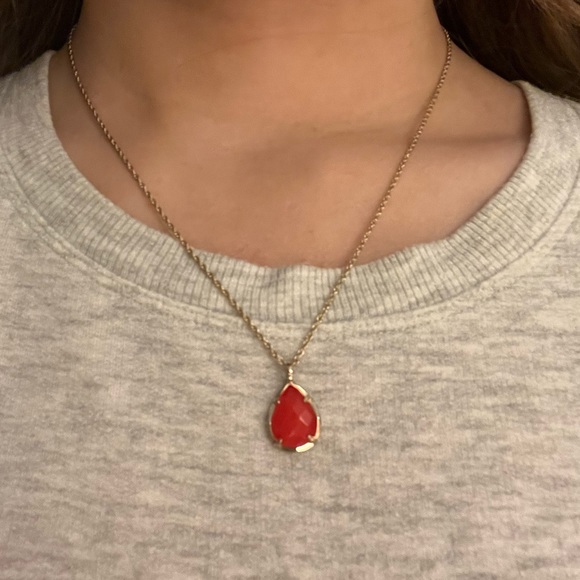 Kendra Scott Jewelry - Kendra Scott Red Pendant Necklace